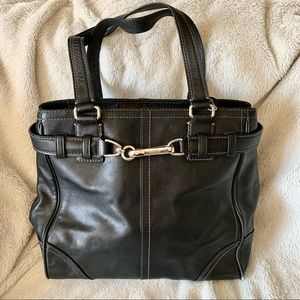 Coach Hamptons Leather Tote